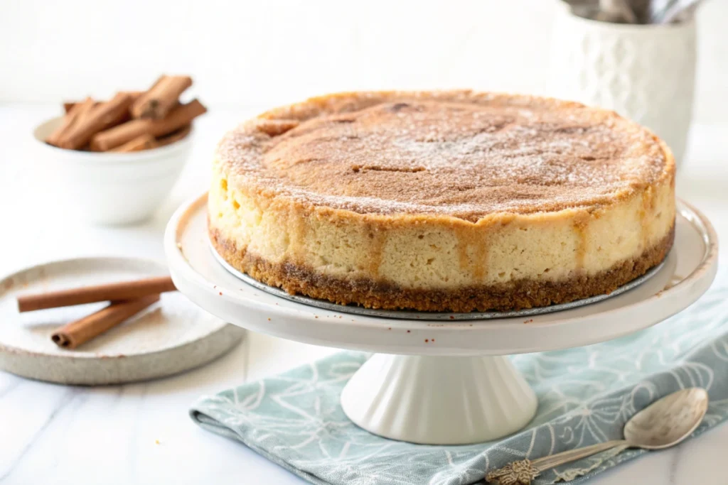 Finished Churro Cheesecake