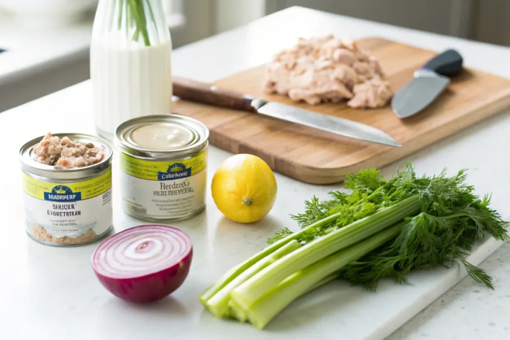 Ingredients for Tuna Salad
