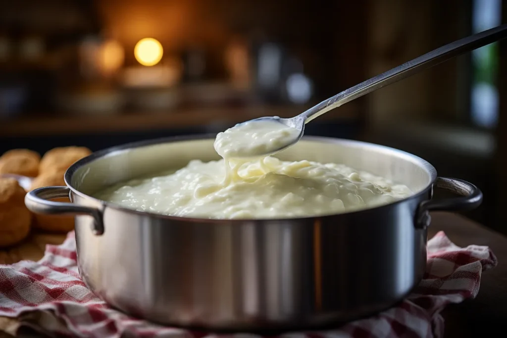 A creamy bowl of rice pudding garnished with fresh berries and a drizzle of honey, showcasing a healthy twist on this classic dessert. Is rice pudding healthy? This dish proves it can be nutritious and delicious with mindful preparation