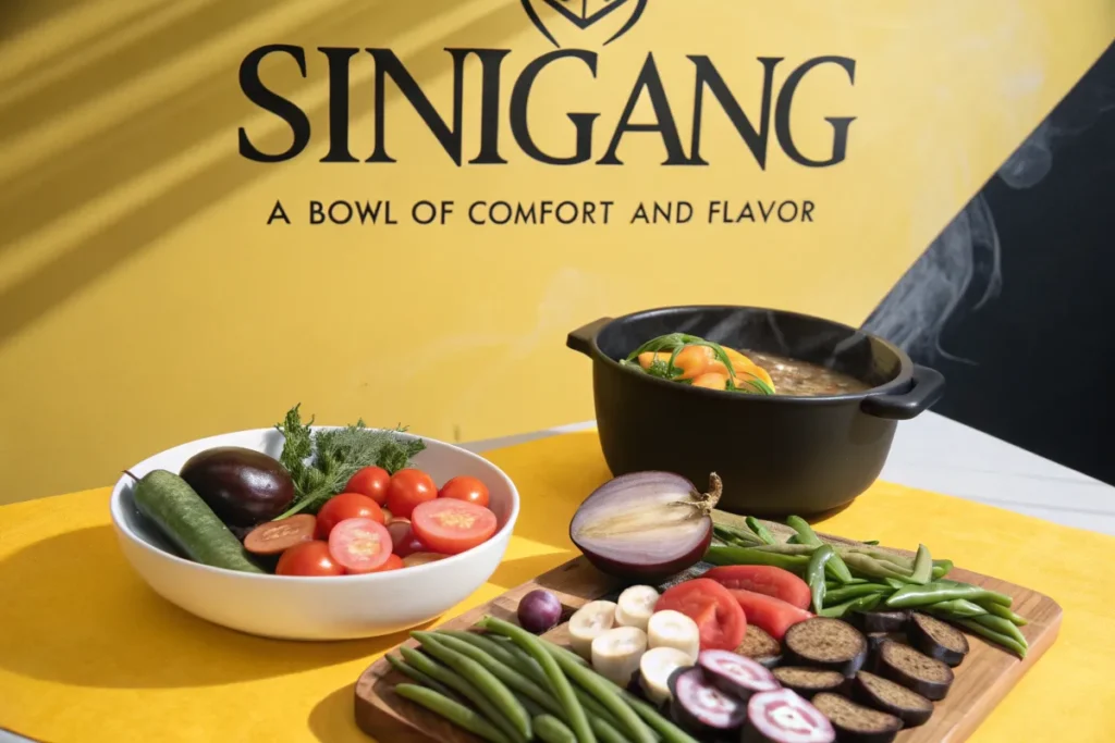ingredients are displayed with a bowl 